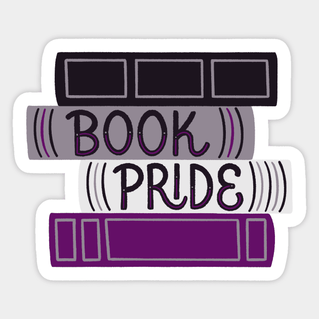 Ace Book Pride Sticker by Made Adventurous